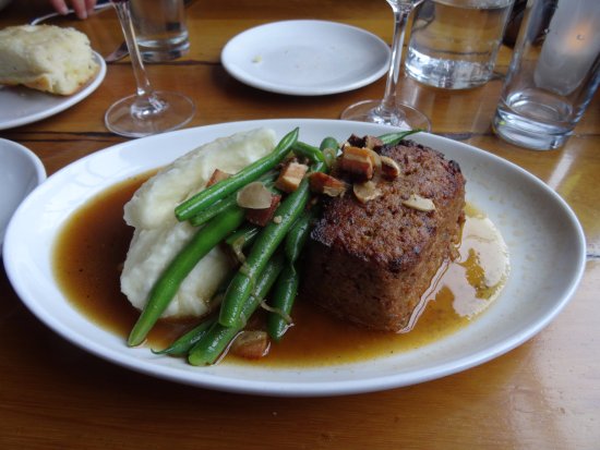 Blue Plate signature dishes Blue Plate MeatloafFried ChickenGrilled Hanger Steak